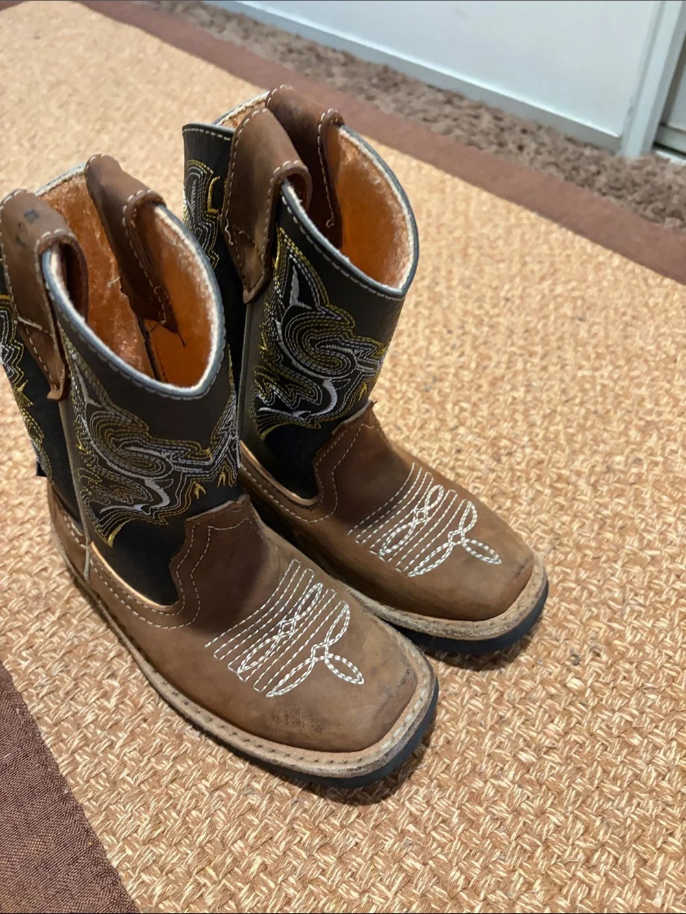 Kids Brown Cowboy Boots - Classic Western Style